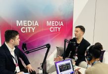 Brian Christopher: “Breaking ground” with BetMGM and the need for authenticity Brian Christopher recording a podcast at ICE