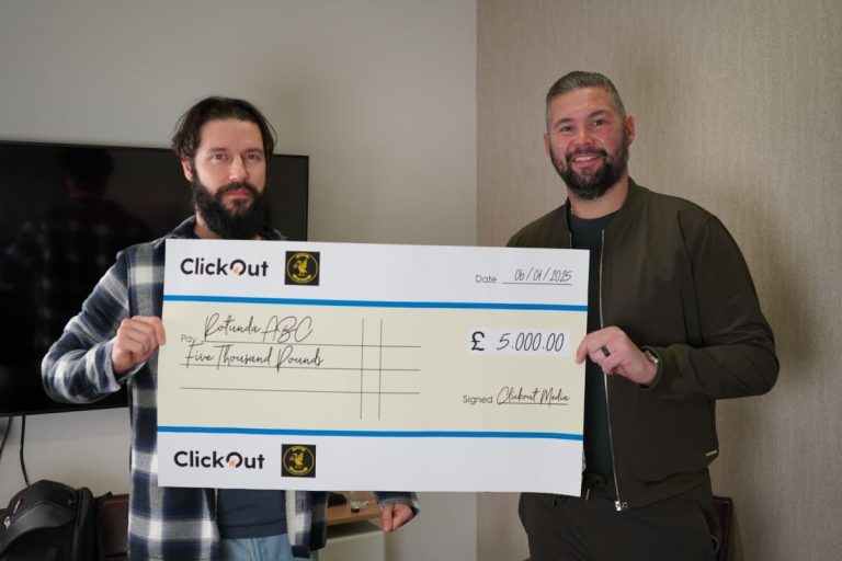 ClickOut Media donates £5,000 to Liverpool’s Rotunda Amateur Boxing Club