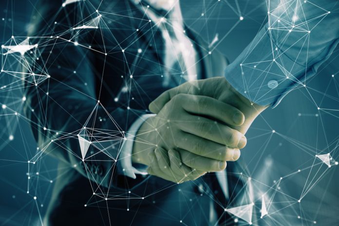 Businessmen handshake
