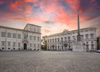 Italian operators face tax hike after new budget Quirinal Palace at sunset