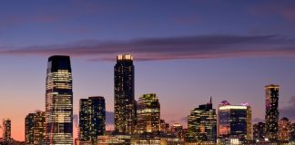 New Jersey launches bid to regulate sweepstake casinos Jersey City skyline