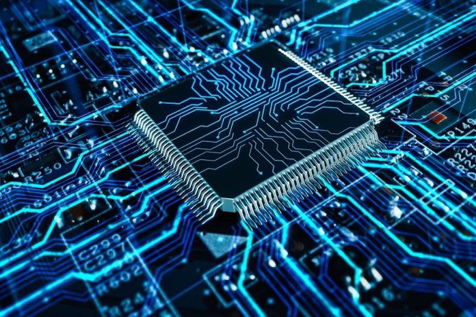 Tech Microchip tech concept