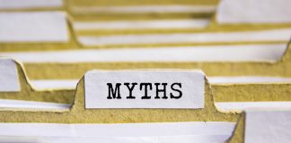 Slotegrator offers operator insights with 10 Myths About Online Gambling e-book Myths word on card index paper