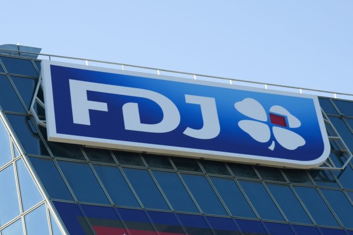 FDJ logo as the group plans to ‘fully offset’ impact of French betting and gaming tax increases by 2027