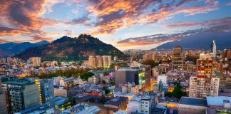 Playtech e-book reveals key priorities for enthused LatAm iGaming players Santiago de Chile dwontown after sunset, Chile