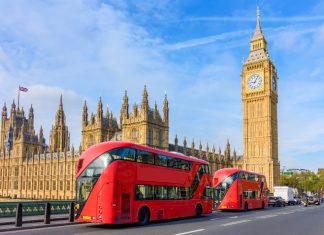 UK Government names OHID as Prevention Commissioner for statutory levy Red london in the foreground and big ben in the background