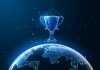 GR8 Tech boosts Tournament engine with ‘Turn the Win On’ tools Digital trophy sat above the globe