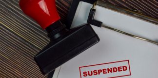 Connecticut suspends High 5 Games amid illegal casino allegations Suspended stamp on white paper