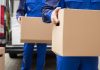 Malta regulator removes GoldWin licence Removal men take boxes out