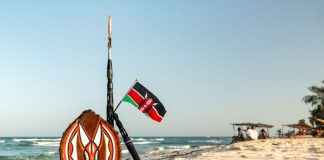 Kenya’s regulator downplays gambling spend claims Kenya flag on beach