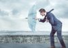 Pontus Lindwall, Betsson: Education needed to avoid harsh regulatory headwinds Businessman with an umbrella is facing strong headwind, like the industry is facing from legislators