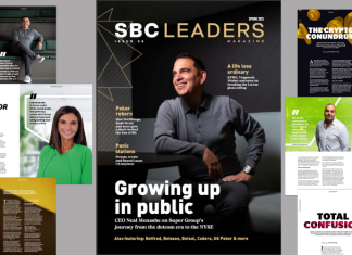 SBC Leaders Magazine: Why Super Group said no to Brazil SBC Leaders magazine issue with Super Group CEO Neal Menashe on the cover