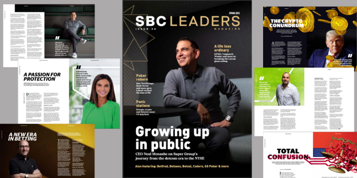 SBC Leaders magazine issue with Super Group CEO Neal Menashe on the cover