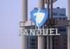 FanDuel unveils predictive depositing tool FanDuel's logo attached to the side of a tower, the company behind the new RG tool
