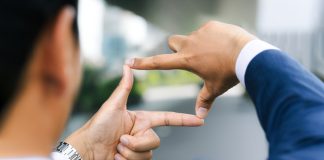 Gamzix appoints new Head of Commercial to boost regulated market focus Businessman creates a rectangle out of his fingers to focus his view