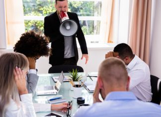Major shareholder blasts PENN’s “value-destructive” decision making Angry businessman shouts at colleagues