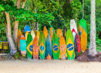 Brazil roundtable: assessing the early going Brazilian flag adorning surfboards
