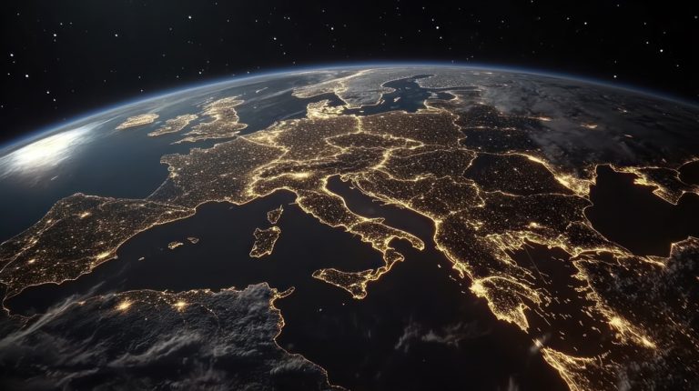 map of Europe as Greentube chats on the continent