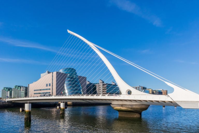Samuel Beckett Bridge in Dublin as Irish regulator to consider tiered licensing fee model and longer licence terms