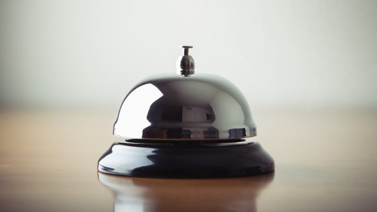 Reception bell as a concept of the demand Playson is seeing for certain online slots.