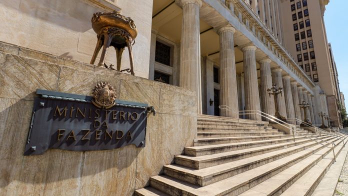 The outside of Brazil's Ministry of Finance