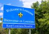 Louisiana Governor vetoes sweepstakes casino ban Louisiana state sign