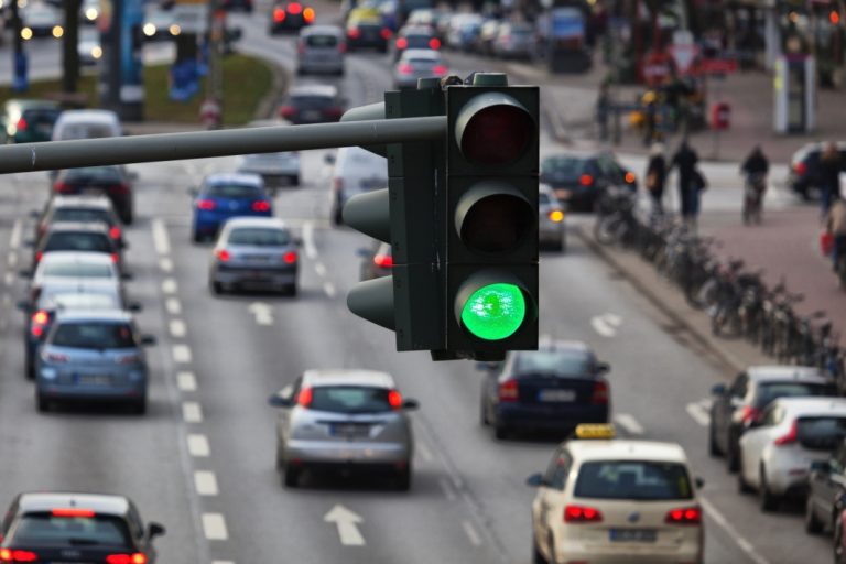 Green traffic light