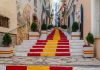 Codere named as former Finance Minister faces scrutiny in Spain Steps painted in the orange and red colours of the Spanish flag