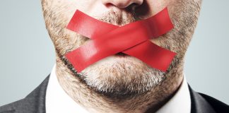 Silence ‘speaks volumes’ as optimism increases in the Philippines Businessman's mouth is taped over to prevent him speaking