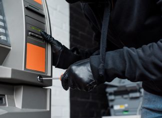 How Alberta’s casinos were dragged into a $1m fraud A man is pictured breaking into an ATM