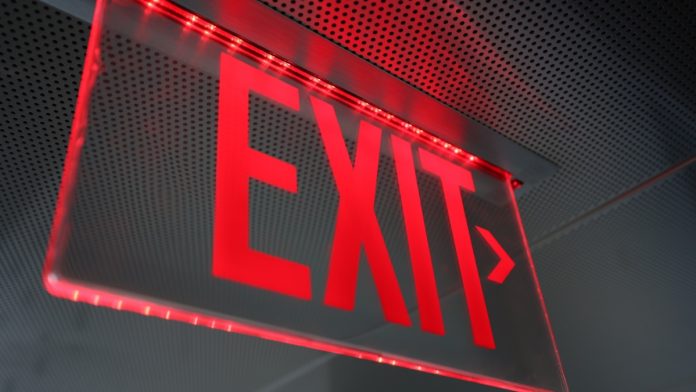 Exit sign
