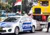 Indonesian Police clampdown on illegal gambling in £7m sting Indonesian police car