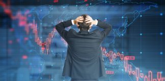 Investor unrest mars SkyCity’s $240m raise announcement Man has head in hands looking at graph