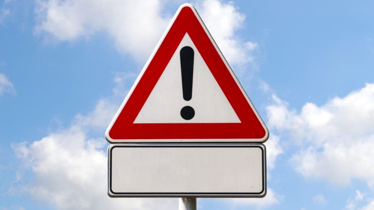 Danger sign