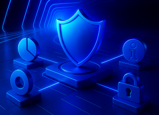 Atlaslive cybersecurity review: Phishing dominates summer 2025 A shield to illustrate on cybersecurity.
