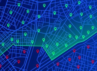 Top 5 misconceptions about geolocation in iGaming Multiple marks on a map to illustrate geolocation.