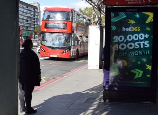 bet365 taps into aggregation though EveryMatrix deal bet365 advert in a bus stop