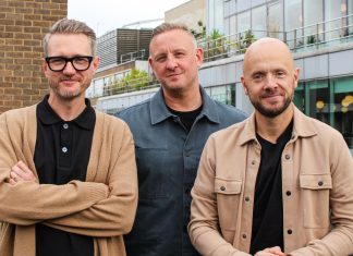 Square in the Air kicks off new core offering with two C-level hires L-R: Nick Withersby (Chief Creative Officer) and Hugh Johnson (Chief Client Officer) with Ben Cleminson (CEO)