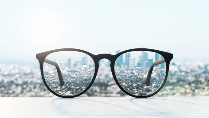 big glasses, clarity