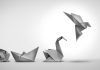 Flows reaches “major milestone” in product evolution Paper plane evolution