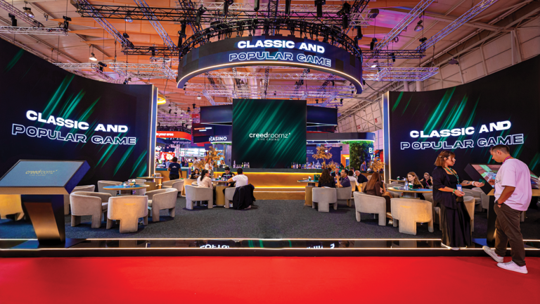 CreedRoomz stand at an industry event