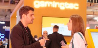 Speed, flexibility, and transparency: The formula behind Gamingtec’s global expansion Vahag Galumyan speaking at an event.