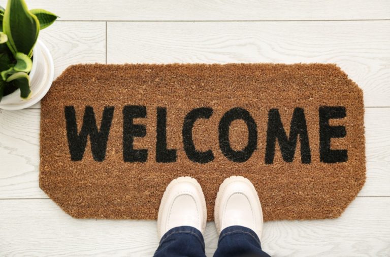 Welcome sign