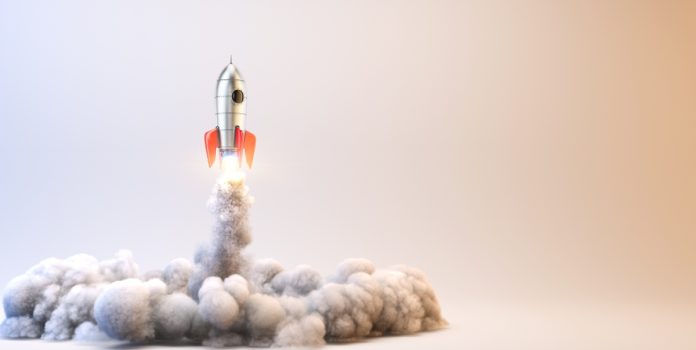 ebaka games A rocket taking off, representing Ebaka Games' launch.