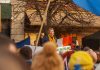 Irish Labour leader demands ban on “deeply concerning” gambling ads Ivana Bacik speaking at a rally