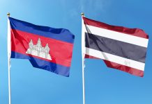 How casinos have become embroiled in Thai-Cambodia border dispute Cambodian and Thai flags