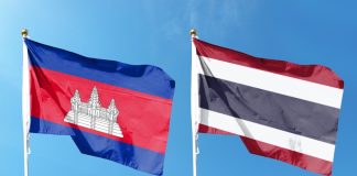 How casinos have become embroiled in Thai-Cambodia border dispute Cambodian and Thai flags
