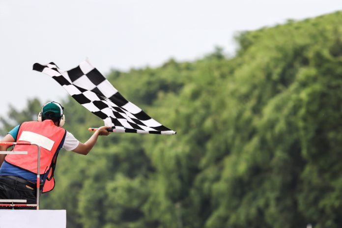 Hub88 x Solidicon Man waves chequered flag