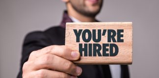 BetBlocker ‘enriched’ by Monica Shafaq appointment Businessman holds you're hired sign