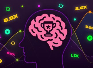 The psychology of mini-games: The secret to long-term engagement A brain surrounded by mini-games symbols.